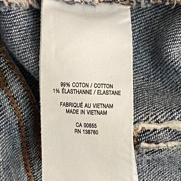 R Jeans Wide Leg Blue Jeans Size 29 Tall High Rise - Picture 6 of 10